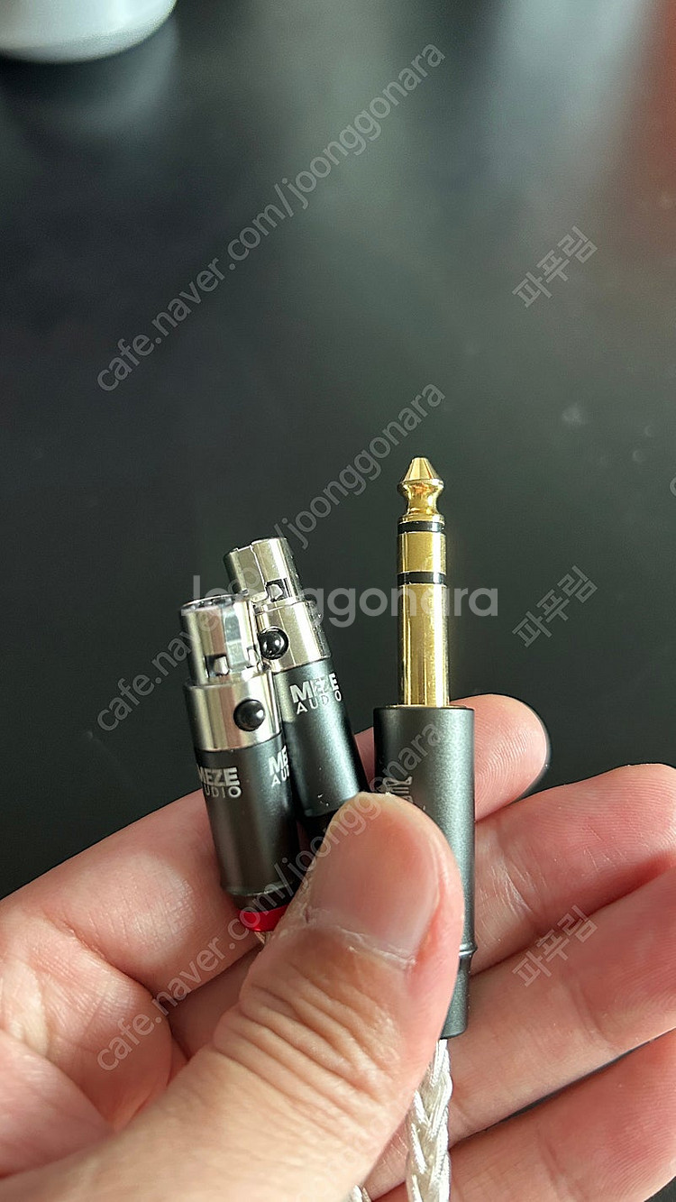 Meze 은도금동선(PCUHD) mini xlr to 6.3 헤드폰 케이블--5