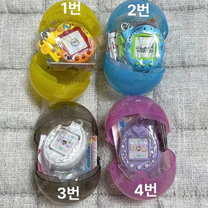 다마고치 미니어처 4탄 가챠 키링 새상품