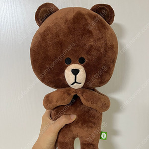 라인프렌즈 정품 브라운 인형
