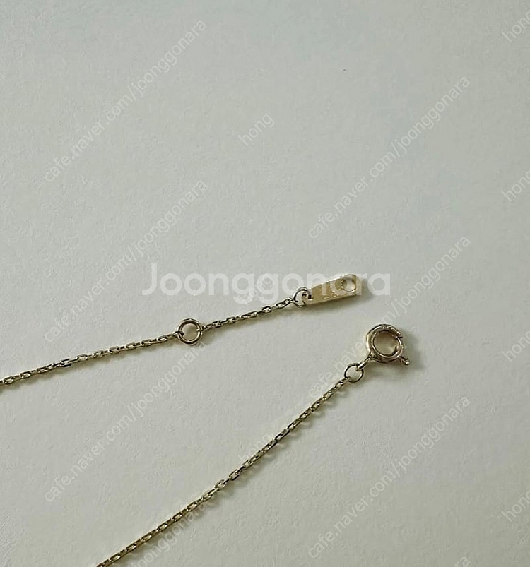 라쏭 하트목걸이 18k--3