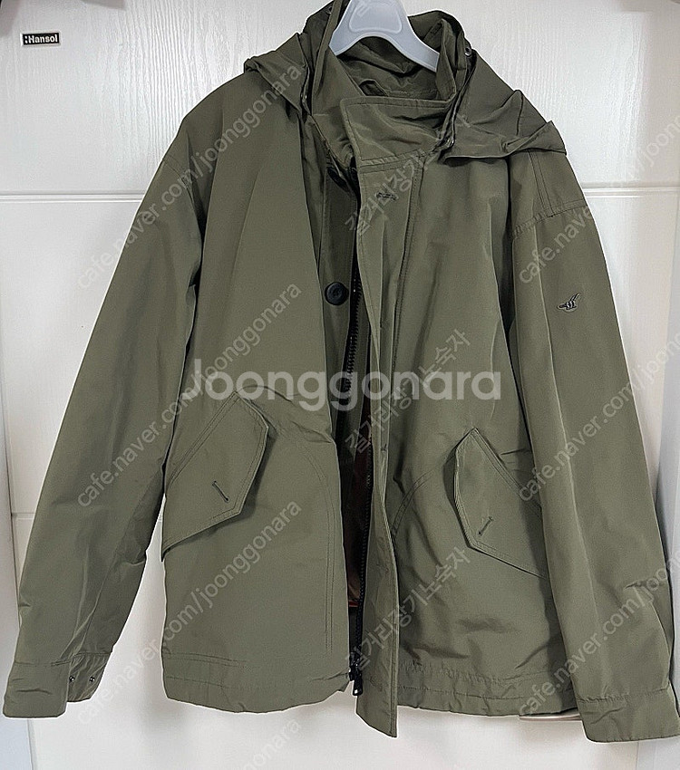 헨리코튼 야상 점퍼 카키--0