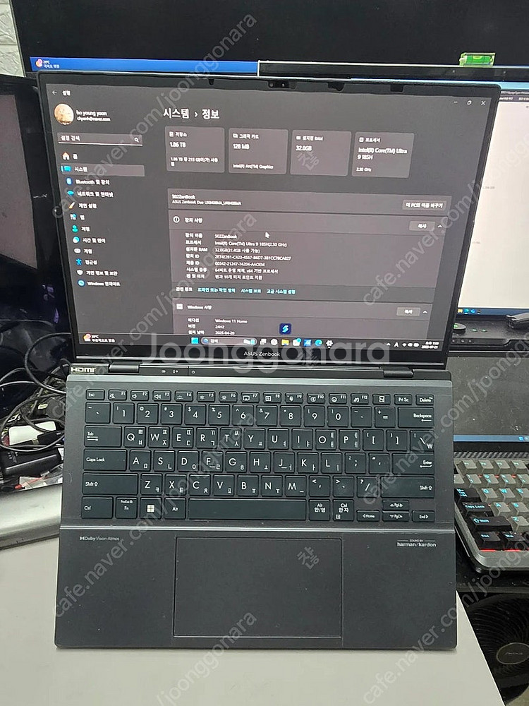 ASUS 젠북 듀오 듀얼스크린 노트북 U9--1