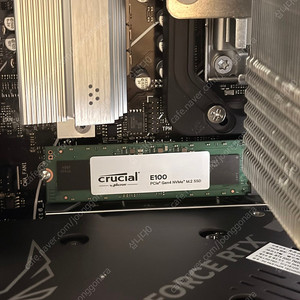 급처 마이크론 E100 m.2 nvme 1tb