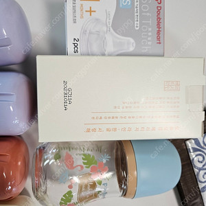 더블하트 유리젖병1개, ppsu 새거 1개, 젖꼭지 s 1개