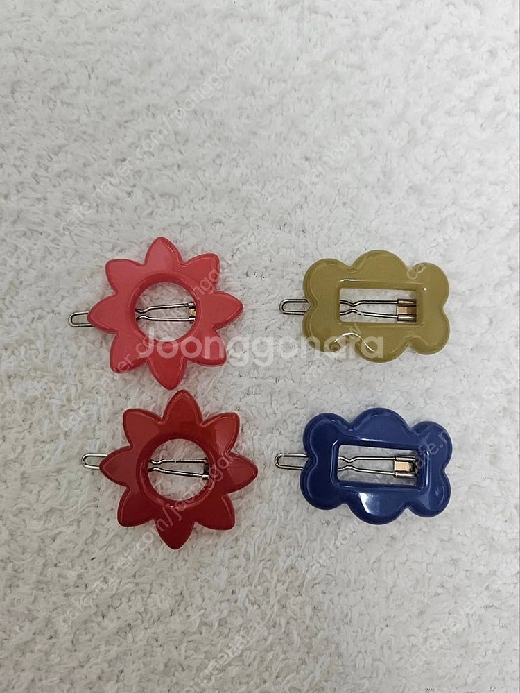 운더킨 여아 머리핀 세트, 꽃핀 , 카넬핀 세트--1