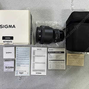 시그마 85mm F1.4 DG HSM art /ef마운트 풀프레임