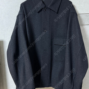 르메르 원 포켓 울 오버 자켓 셔츠 50size