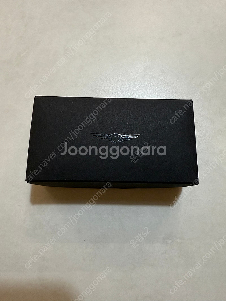 제네시스 GV80 가죽 키 케이스 블랙 정품 [새상품]--0