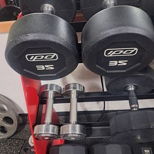 IPD 우레탄덤벨 35키로 한쌍 9만원