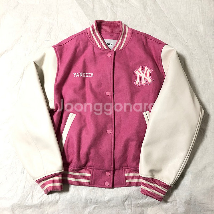 MLB 뉴욕양키스 바시티 핑크 S--0