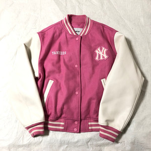 MLB 뉴욕양키스 바시티 핑크 S