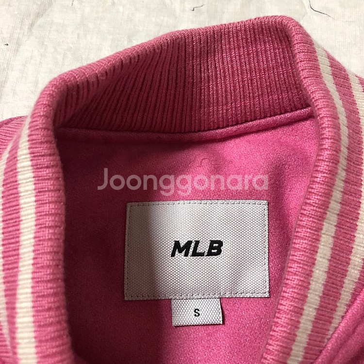 MLB 뉴욕양키스 바시티 핑크 S--1