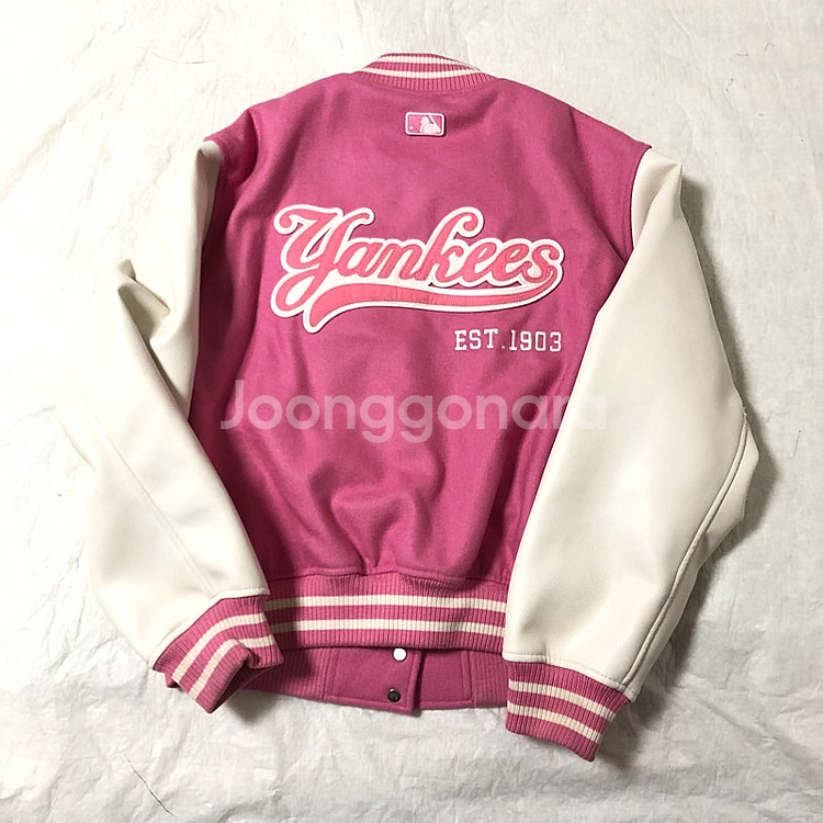 MLB 뉴욕양키스 바시티 핑크 S--3