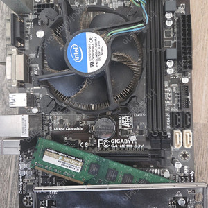 h81 메인보드 + ddr3 8gb 1장