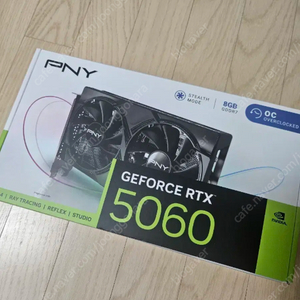 PNY 지포스 RTX 5060 DUAL D7 8GB 스톰 새것