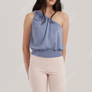 부디무드라 One shoulder shirring top s