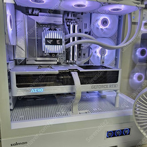 9800X3D 5070ti 데스크탑 게이밍 본체 판매합니다. 올화이트셋업