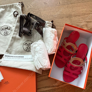 에르메스 정품 셀레나 샌들 35.5 사이즈 (225) 상태 좋음