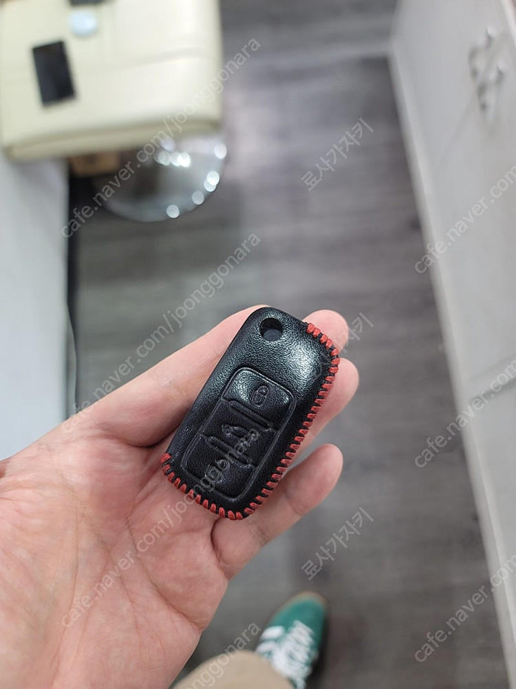 골프6세대 gtd블랙엠블럼 패들연장킷 키링 가죽케이스 판매합니다 이미지