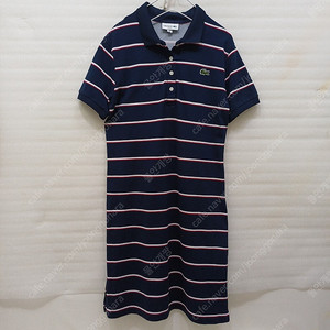 택포 타미힐피거 카라 반팔 원피스 여성 M ~ L신축성 무릎선 사랑봉봉