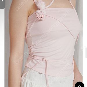 페인오플레저 핑크 슬리브리스 m 발레코어 1회착용 ROSE CORSAGE SLEEVELESS pink