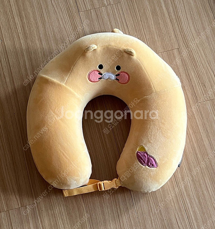 카카오프렌즈 춘식이 메모리폼 여행용 목베개--0