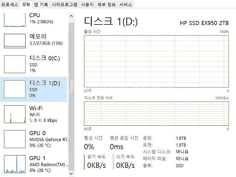 레노버 리전5 Legion 5-15ACH6H Laptop (Lenovo) - Type 82JU 노트--9