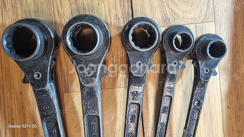 일본산 슈퍼 라쳇 렌치 32부터 17까지 총 5개--6