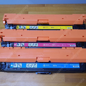 HP 정품토너 651A / CE341A, CE342A CE343A 개봉한토너 박스없음 M775