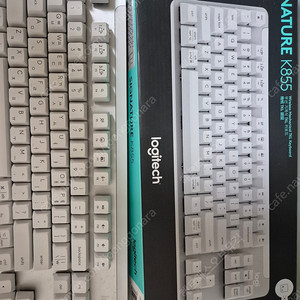 (미사용 박스풀)로지텍 기계식키보드 k855