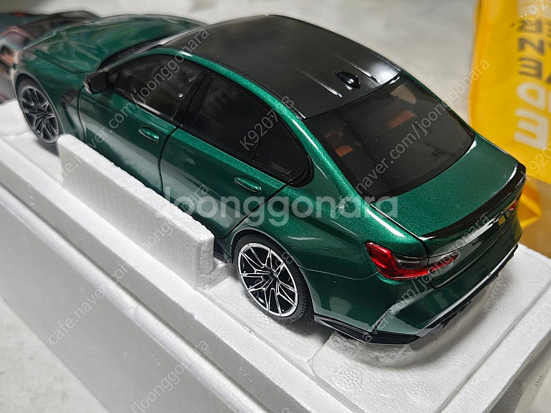1:18 미챔 F80 M3 맨섬그린 무하자 다이캐스트팝...--1