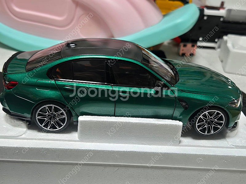 1:18 미챔 F80 M3 맨섬그린 무하자 다이캐스트팝...--7