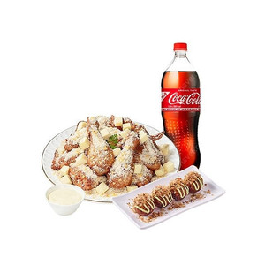 푸라닭 치즈인이유+타코볼(4구)+콜라 1.25L