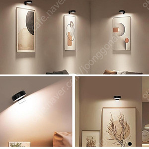 인테리어 벽걸이 LED 센서등 액자 조명 그림 푸쉬