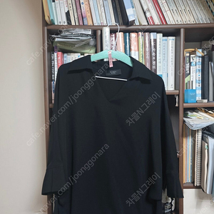 여성 엘스토리 카라 브이넥 블라우스 free