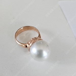 14k핑크진주반지12mm