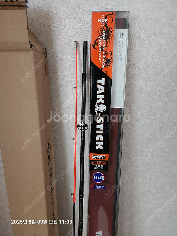 워킹 문어낚시 해동 피나투라 타코스틱 [프리미엄] S230 보증서포함--0