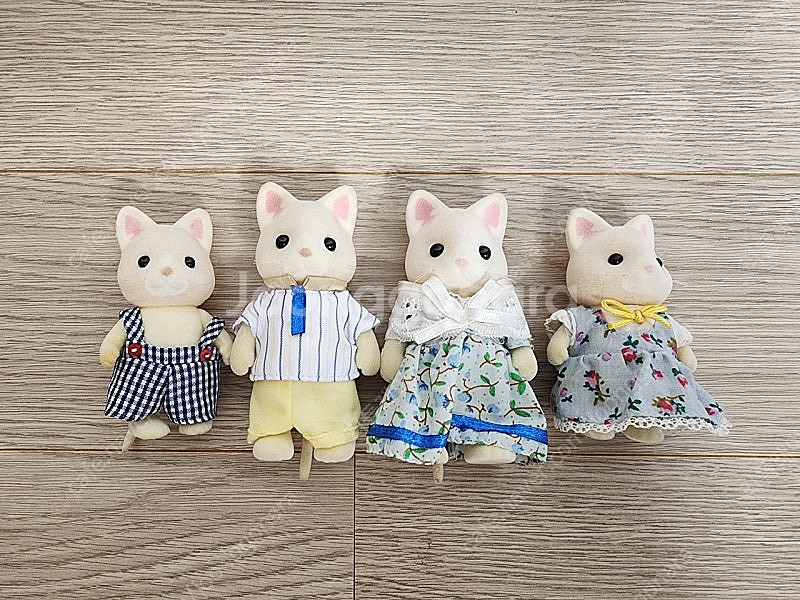 실바니안 3층집&가구&인형&자동차--4