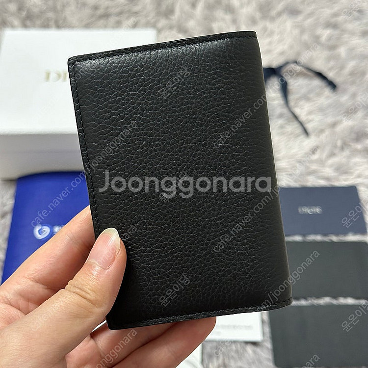 [풀구성] 디올 CD 아이콘 오거나이저 카드지갑 블랙--1
