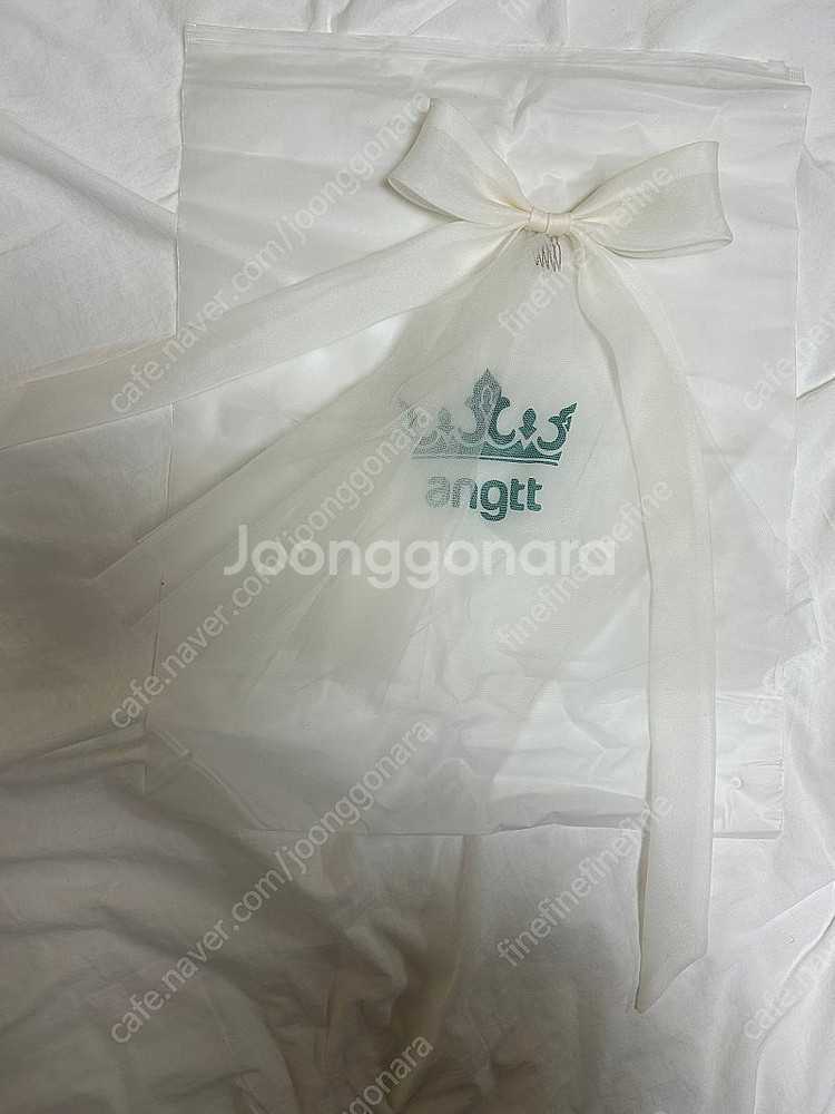 앙뜨 오간자 리본 베일--1