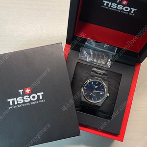 티쏘 PRX 쿼츠 40mm 청판 (25년 5월 31일 스탬핑)