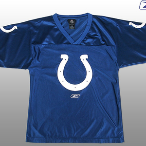 NFL Indiana Polis Colts 풋볼져지 S(95) 정품Reebok Made in Korea (무료배송)/희귀소장품