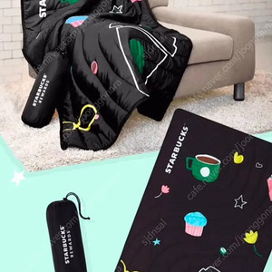 스타벅스 컴포트 패딩담요 태국스타벅스 골드회원 전용제품