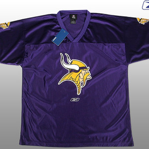 NFL Minnesota Vikings 풋볼져지 M(100)/L(105-110) 정품Reebok Made in Korea (무료배송)/희귀소장품