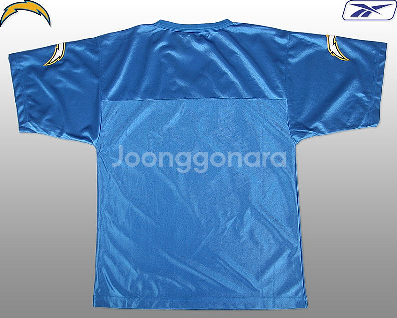 NFL LA Chargers 풋볼져지 M(100) 정품Reebok Made in Korea (무료배송)/희귀소장품--3
