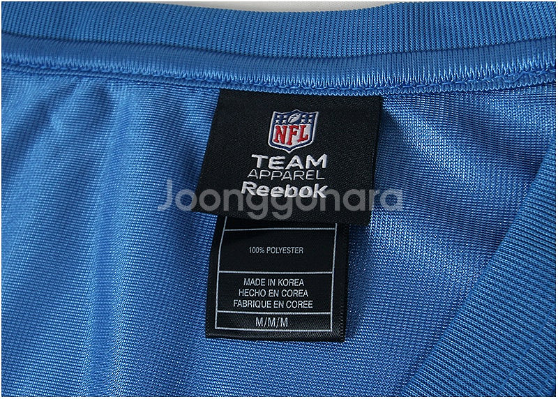 NFL LA Chargers 풋볼져지 M(100) 정품Reebok Made in Korea (무료배송)/희귀소장품--4