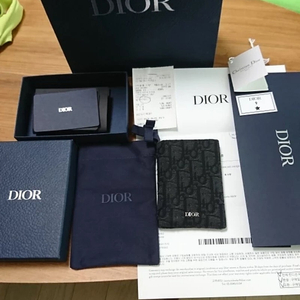 디올 오거나이저 오블리크 카드지갑