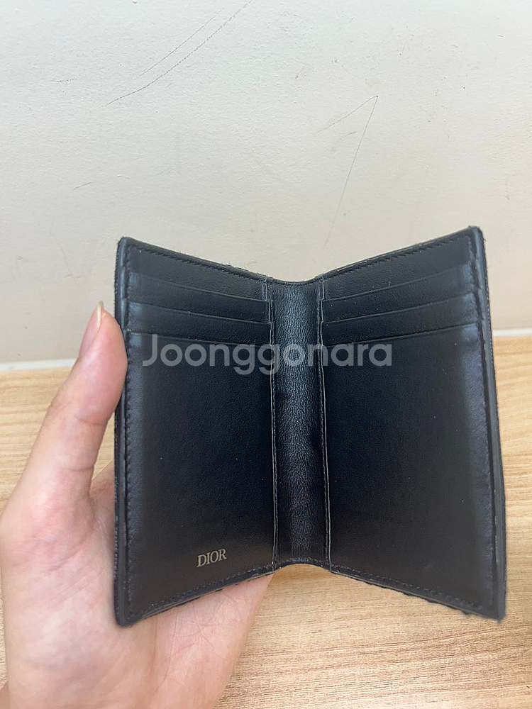 디올 오거나이저 오블리크 카드지갑--2