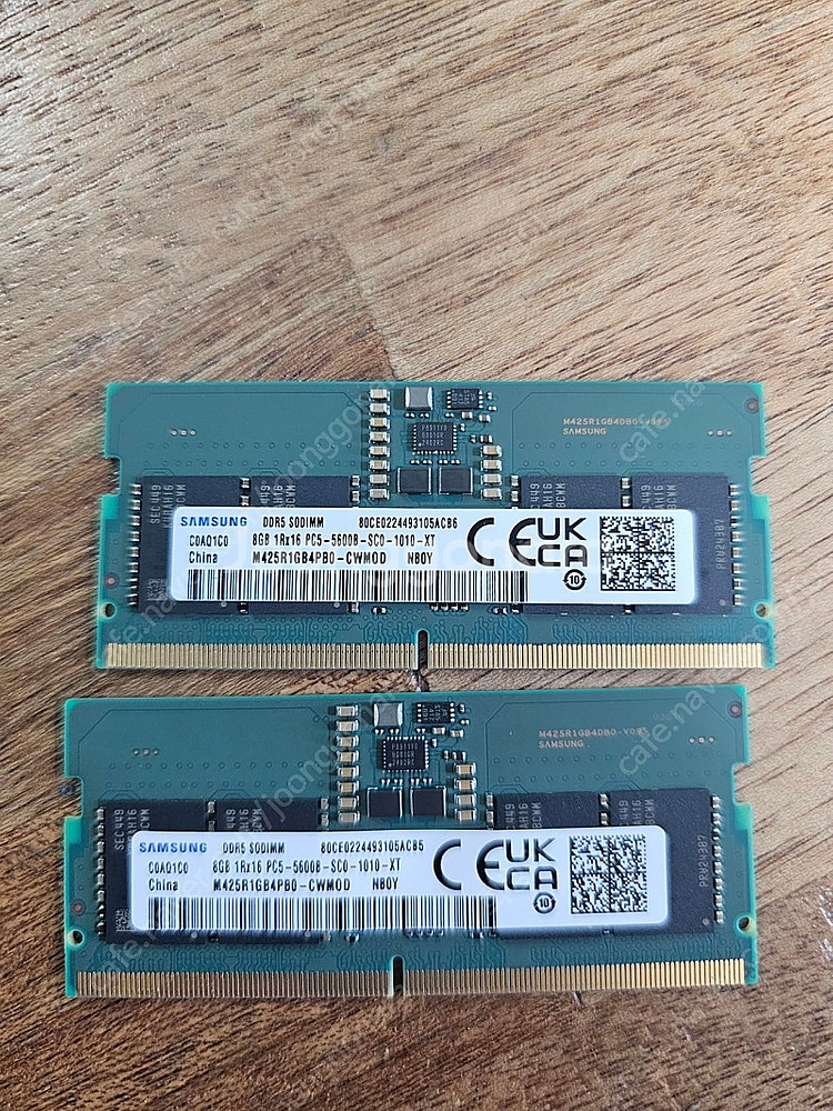 대구 삼성 노트북 DDR5 8GB 5600 2개--0