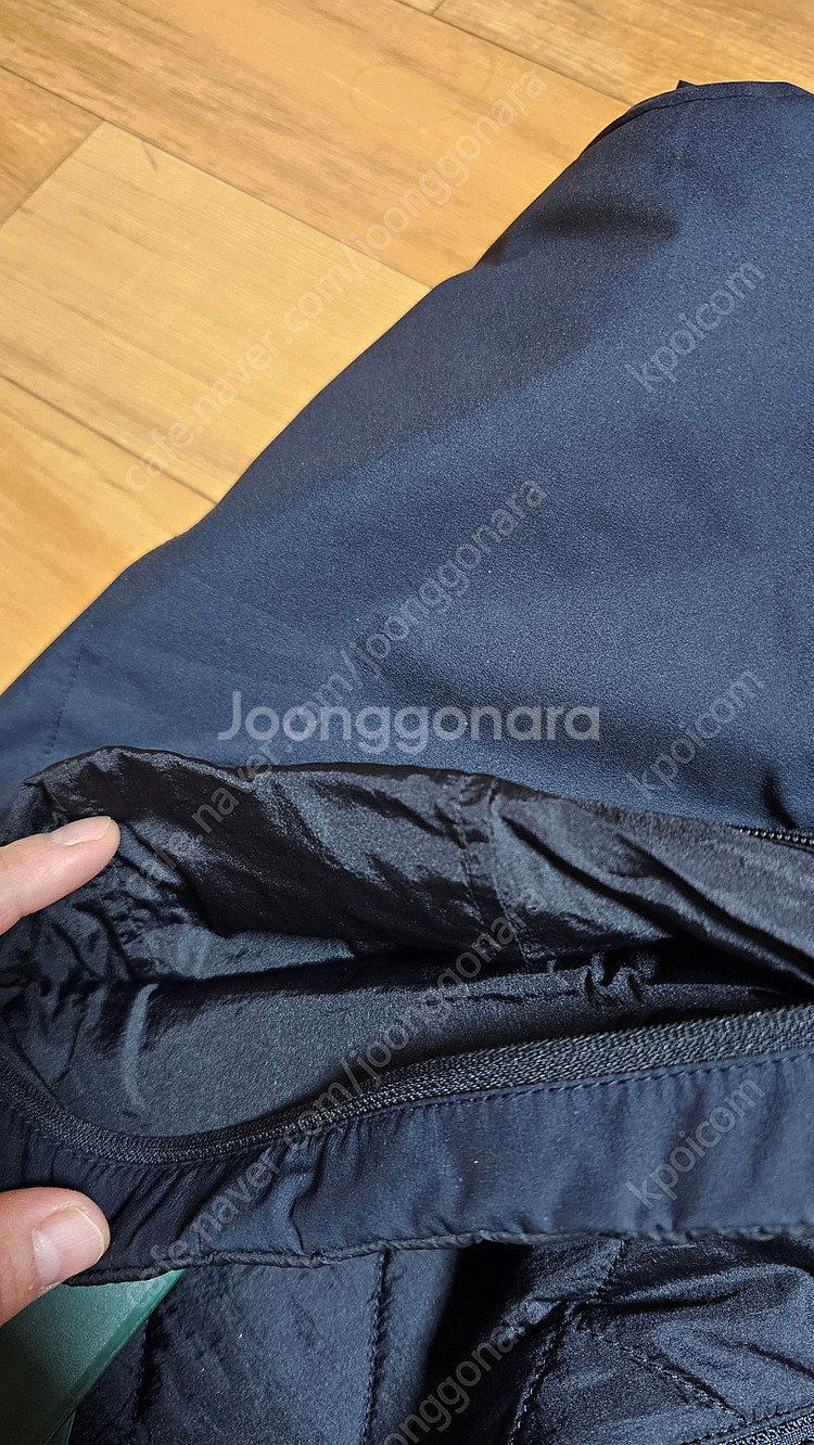 빈폴 멘 리버시블 퀼티 블루종 점퍼--6